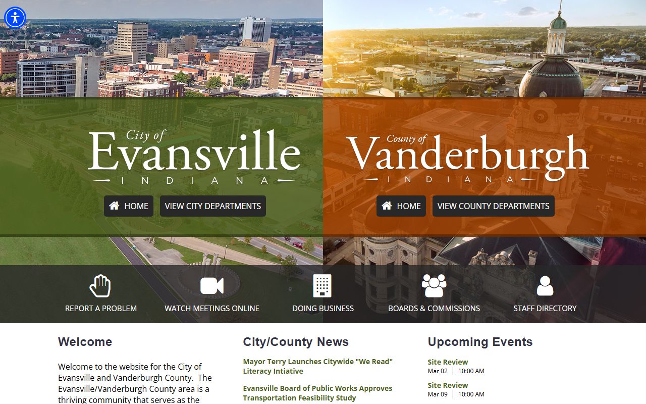 Evansville probate court records access