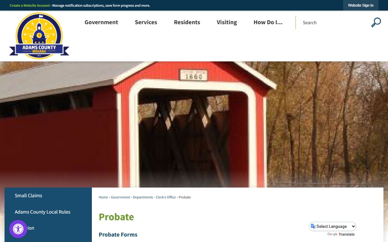 adams county probate court records case types page