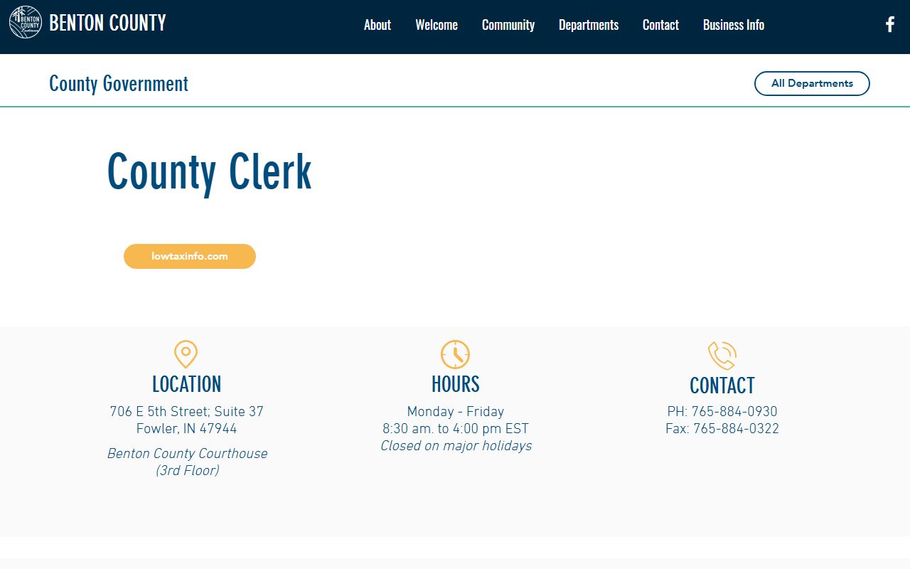 benton county clerk probate court records department page