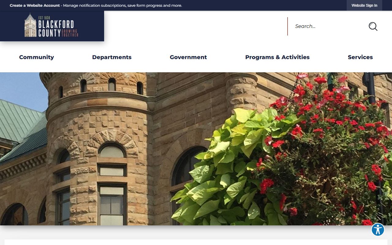 blackford county government website probate court records