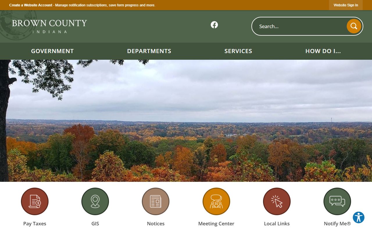 brown county government home page probate court records access