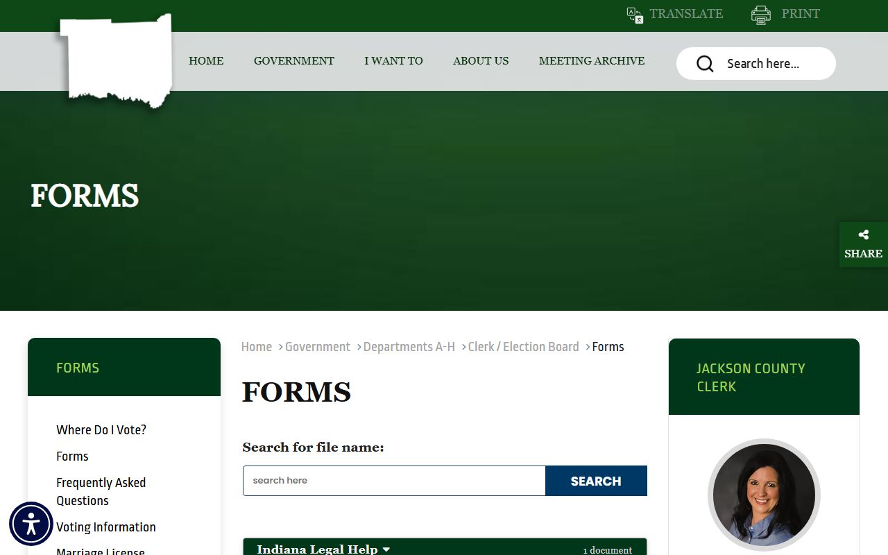 jackson county probate court forms and filings