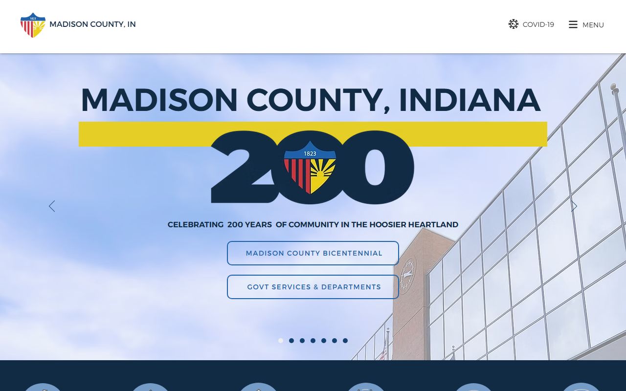 Madison County Indiana government website probate court records
