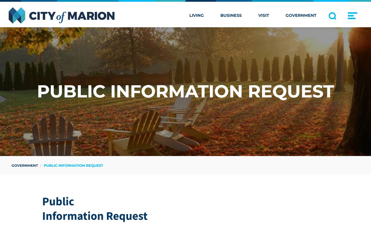 Marion County Indiana public records request system for probate cases