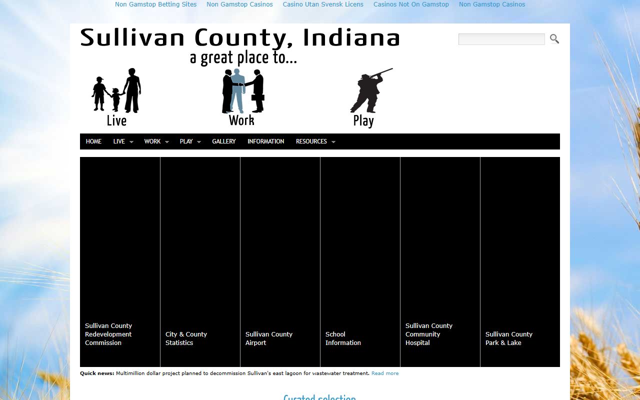 Sullivan County Indiana government website for probate court records access in Sullivan